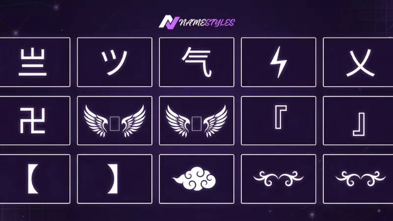 Table of safe Unicode symbols for BGMI