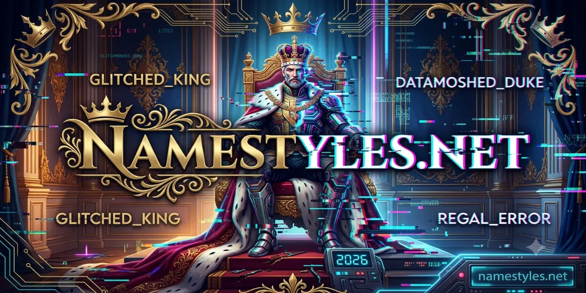 Royal vs Glitch name style comparison