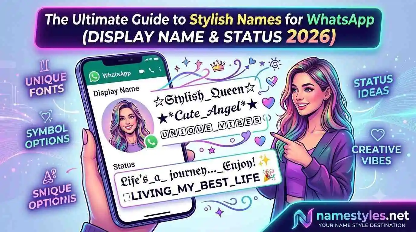 WhatsApp stylish name guide